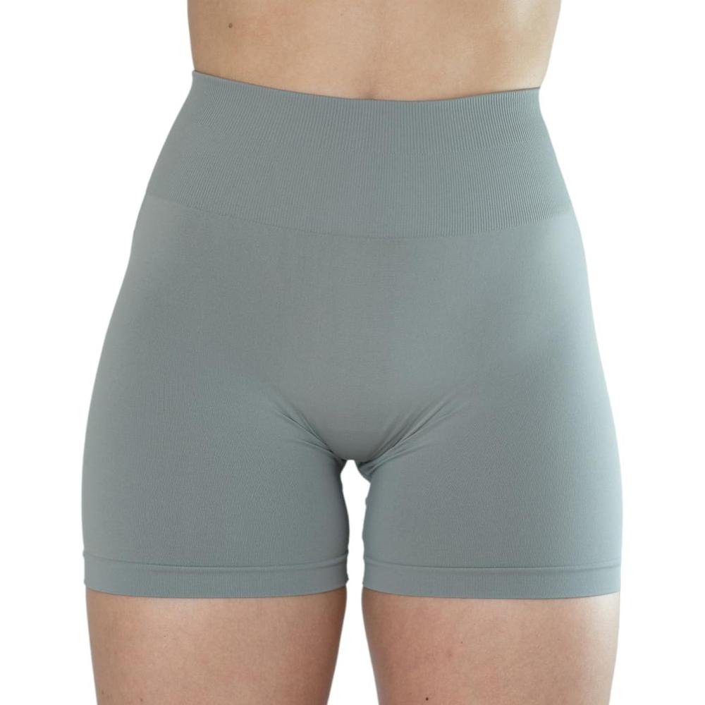 imageAUROLA Dream Tie Dye Workout Shorts for Women Seamless Scrunch Soft Active ShortsUltimate Gray