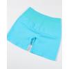 AUROLA Dream Tie Dye Workout Shorts for Women Seamless Scrunch Soft Active Shorts(Blue Atoll)