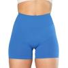 AUROLA Dream Tie Dye Workout Shorts for Women Seamless Scrunch Soft Active Shorts(Diva Blue)