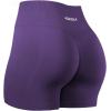 AUROLA Dream Tie Dye Workout Shorts for Women Seamless Scrunch Soft Active Shorts(Gentian Violet)