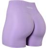 AUROLA Dream Tie Dye Workout Shorts for Women Seamless Scrunch Soft Active Shorts(Lilac Breeze)