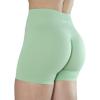 AUROLA Dream Tie Dye Workout Shorts for Women Seamless Scrunch Soft Active Shorts(Pastel Green)
