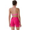 AUROLA Dream Tie Dye Workout Shorts for Women Seamless Scrunch Soft Active Shorts(Pink)