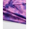AUROLA Dream Tie Dye Workout Shorts for Women Seamless Scrunch Soft Active Shorts(Purple Fireworks Tie Dye)