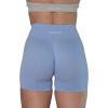 AUROLA Dream Tie Dye Workout Shorts for Women Seamless Scrunch Soft Active Shorts(Serenity Blue)