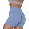 AUROLA Dream Tie Dye Workout Shorts for Women Seamless Scrunch Soft Active Shorts(Serenity Blue)
