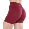 AUROLA Dream Tie Dye Workout Shorts for Women Seamless Scrunch Soft Active Shorts(Tibetan Red)