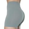 AUROLA Dream Tie Dye Workout Shorts for Women Seamless Scrunch Soft Active Shorts(Ultimate Gray)