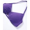 AUROLA Influence Strappy Bra Sports Bras for Women, Backless Padded Impact Strappy Bra Workout Gym Yoga with Removable Cups(Dark Purple)