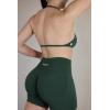 AUROLA Influence Strappy Bra Sports Bras for Women, Backless Padded Impact Strappy Bra Workout Gym Yoga with Removable Cups(Eden Green)