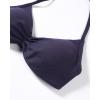 AUROLA Influence Strappy Bra Sports Bras for Women, Backless Padded Impact Strappy Bra Workout Gym Yoga with Removable Cups(Ultra Violet)