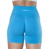 AUROLA Intensify Workout Shorts for Women Seamless Scrunch Short Gym Yoga Running Sport Active Exercise Fitness Shorts(Azure Blue)
