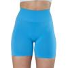 AUROLA Intensify Workout Shorts for Women Seamless Scrunch Short Gym Yoga Running Sport Active Exercise Fitness Shorts(Azure Blue)
