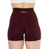 AUROLA Intensify Workout Shorts for Women Seamless Scrunch Short Gym Yoga Running Sport Active Exercise Fitness Shorts(Black Cherry)