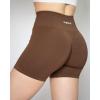 AUROLA Intensify Workout Shorts for Women Seamless Scrunch Short Gym Yoga Running Sport Active Exercise Fitness Shorts(Carob Brown)