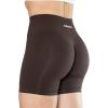 AUROLA Intensify Workout Shorts for Women Seamless Scrunch Short Gym Yoga Running Sport Active Exercise Fitness Shorts(Chocolate Plum)
