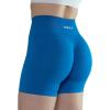 AUROLA Intensify Workout Shorts for Women Seamless Scrunch Short Gym Yoga Running Sport Active Exercise Fitness Shorts(Diva Blue)