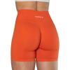 AUROLA Intensify Workout Shorts for Women Seamless Scrunch Short Gym Yoga Running Sport Active Exercise Fitness Shorts(Flame Orange)