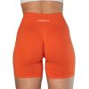 AUROLA Intensify Workout Shorts for Women Seamless Scrunch Short Gym Yoga Running Sport Active Exercise Fitness Shorts(Flame Orange)