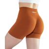 AUROLA Intensify Workout Shorts for Women Seamless Scrunch Short Gym Yoga Running Sport Active Exercise Fitness Shorts(Gold Fire)