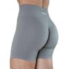 AUROLA Intensify Workout Shorts for Women Seamless Scrunch Short Gym Yoga Running Sport Active Exercise Fitness Shorts(Gull Grey)