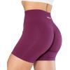 AUROLA Intensify Workout Shorts for Women Seamless Scrunch Short Gym Yoga Running Sport Active Exercise Fitness Shorts(Magenta)