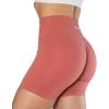 AUROLA Intensify Workout Shorts for Women Seamless Scrunch Short Gym Yoga Running Sport Active Exercise Fitness Shorts(Mineral Red)