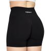 AUROLA Intensify Workout Shorts for Women Seamless Scrunch Short Gym Yoga Running Sport Active Exercise Fitness Shorts(Pack（black/Steel Grey/Sliver Sconce）)