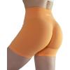 AUROLA Intensify Workout Shorts for Women Seamless Scrunch Short Gym Yoga Running Sport Active Exercise Fitness Shorts(Papaya)