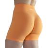 AUROLA Intensify Workout Shorts for Women Seamless Scrunch Short Gym Yoga Running Sport Active Exercise Fitness Shorts(Papaya)