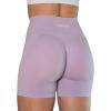 AUROLA Intensify Workout Shorts for Women Seamless Scrunch Short Gym Yoga Running Sport Active Exercise Fitness Shorts(Pastel Lilac(sheer))