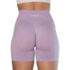 AUROLA Intensify Workout Shorts for Women Seamless Scrunch Short Gym Yoga Running Sport Active Exercise Fitness Shorts(Pastel Lilac(sheer))