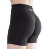 AUROLA Intensify Workout Shorts for Women Seamless Scrunch Short Gym Yoga Running Sport Active Exercise Fitness Shorts(Seal Brown)