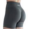 AUROLA Intensify Workout Shorts for Women Seamless Scrunch Short Gym Yoga Running Sport Active Exercise Fitness Shorts(Steel Grey)