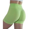 AUROLA Intensify Workout Shorts for Women Seamless Scrunch Short Gym Yoga Running Sport Active Exercise Fitness Shorts(Tender Green)