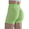 AUROLA Intensify Workout Shorts for Women Seamless Scrunch Short Gym Yoga Running Sport Active Exercise Fitness Shorts(Tender Green)
