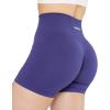 AUROLA Intensify Workout Shorts for Women Seamless Scrunch Short Gym Yoga Running Sport Active Exercise Fitness Shorts(Very Peri)