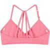 AUROLA Mercury Workout Sports Bras Women Athletic Removable Padded Backless Strapy Minimal Crop Top(Bubblegum)