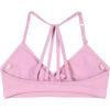AUROLA Mercury Workout Sports Bras Women Athletic Removable Padded Backless Strapy Minimal Crop Top(Mauve Mist)