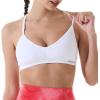AUROLA Mercury Workout Sports Bras Women Athletic Removable Padded Backless Strapy Minimal Crop Top(Seamless- Ivory)