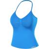 AUROLA Influence Longline Strappy Workout Halter Tops for Women,Removable Cups Padded Bras Impact Gym Yoga Sleeveless Top(Indigo)