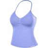 AUROLA Influence Longline Strappy Workout Halter Tops for Women,Removable Cups Padded Bras Impact Gym Yoga Sleeveless Top(Jacaranda)