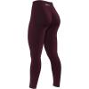 AUROLA Influence Workout Leggings for Women, Seamless Compression Tummy Control Leggings Mid Rise Yoga Pants(Black Cherry)