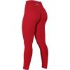 AUROLA Influence Workout Leggings for Women, Seamless Compression Tummy Control Leggings Mid Rise Yoga Pants(Flame Red)