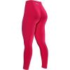 AUROLA Influence Workout Leggings for Women, Seamless Compression Tummy Control Leggings Mid Rise Yoga Pants(Pink)