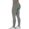AUROLA Influence Workout Leggings for Women, Seamless Compression Tummy Control Leggings Mid Rise Yoga Pants(Ultimate Gray)