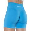 imageAUROLA Intensify Workout Shorts for Women Seamless Scrunch Short Gym Yoga Running Sport Active Exercise Fitness ShortsAzure Blue