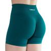 AUROLA Intensify Workout Shorts for Women Seamless Scrunch Short Gym Yoga Running Sport Active Exercise Fitness Shorts(Deep Teal)
