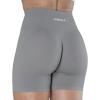 AUROLA Intensify Workout Shorts for Women Seamless Scrunch Short Gym Yoga Running Sport Active Exercise Fitness Shorts(Sliver Sconce)