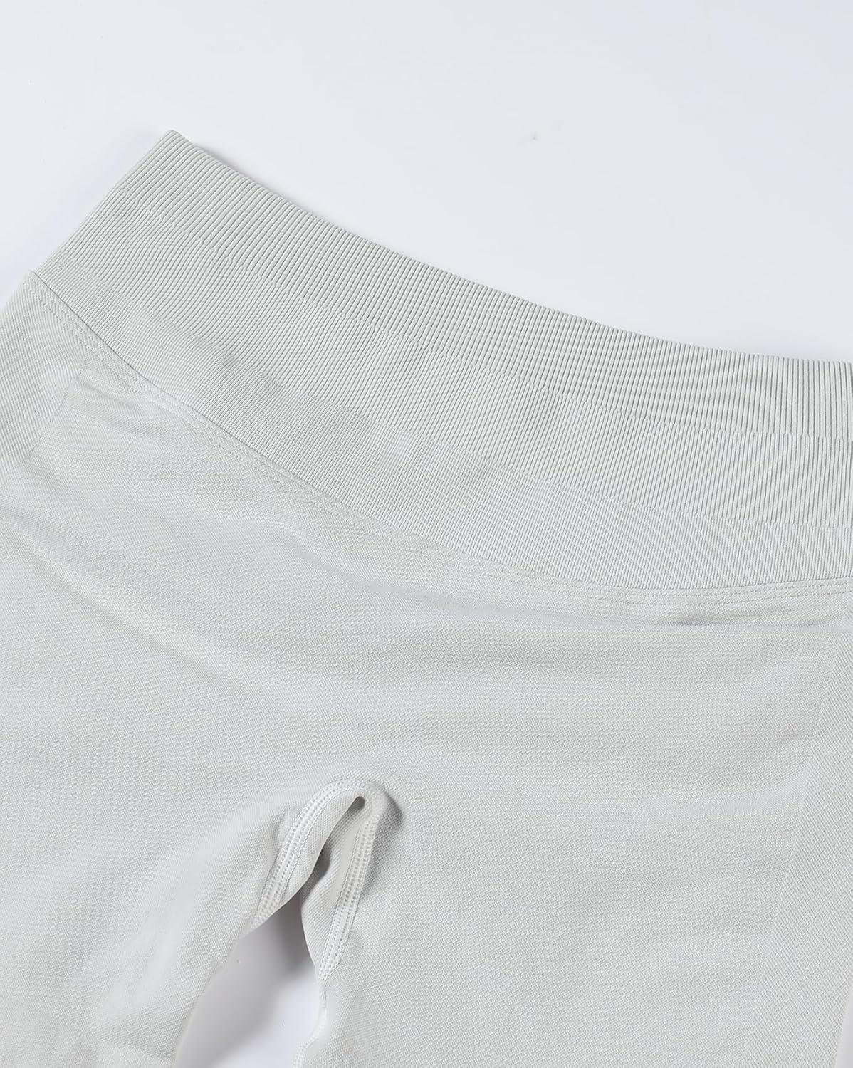 imageAUROLA Influence Workout Shorts for Women25 35 45 55 65 No Roll Up Squat Proof Scrunch Seamless Compression Gym ShortGlacier Gray